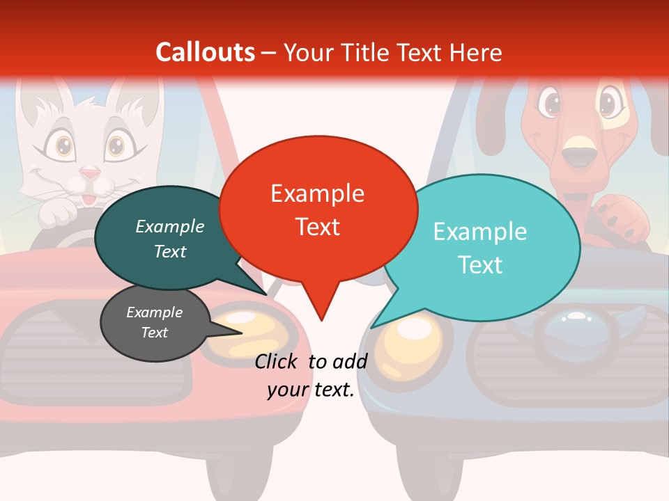Cartoon Cute Baby PowerPoint Template