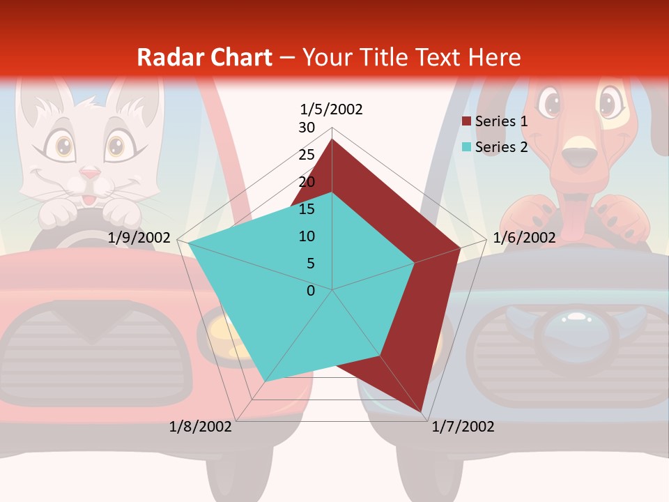 Cartoon Cute Baby PowerPoint Template