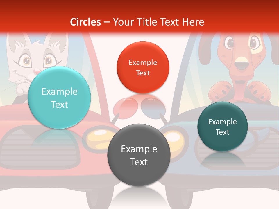 Cartoon Cute Baby PowerPoint Template