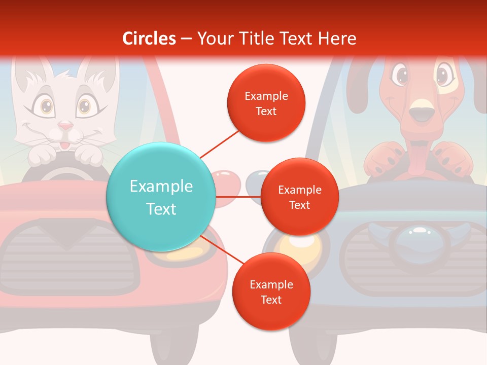 Cartoon Cute Baby PowerPoint Template