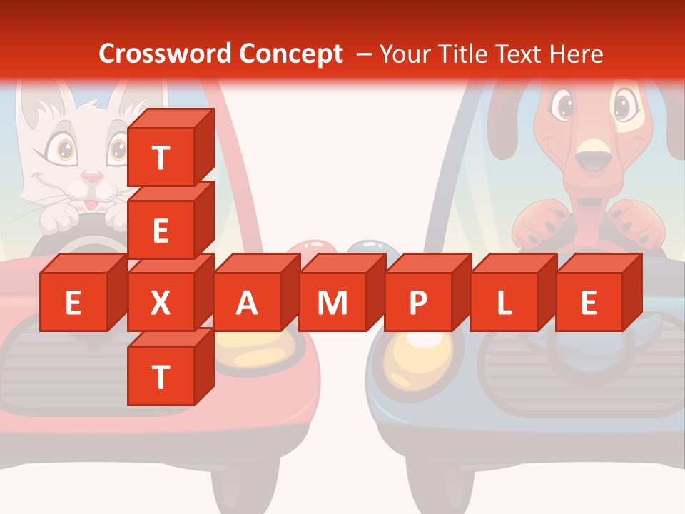 Cartoon Cute Baby PowerPoint Template