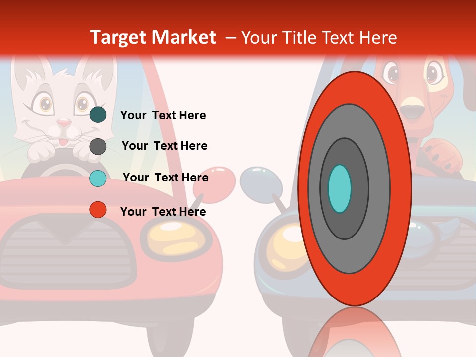 Cartoon Cute Baby PowerPoint Template