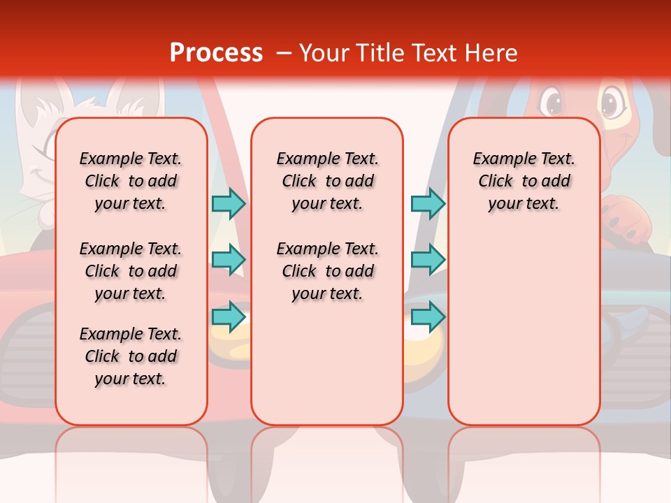 Cartoon Cute Baby PowerPoint Template