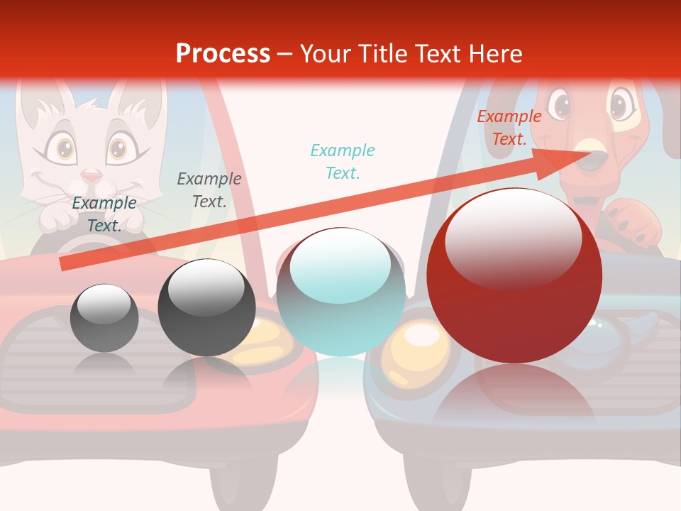 Cartoon Cute Baby PowerPoint Template