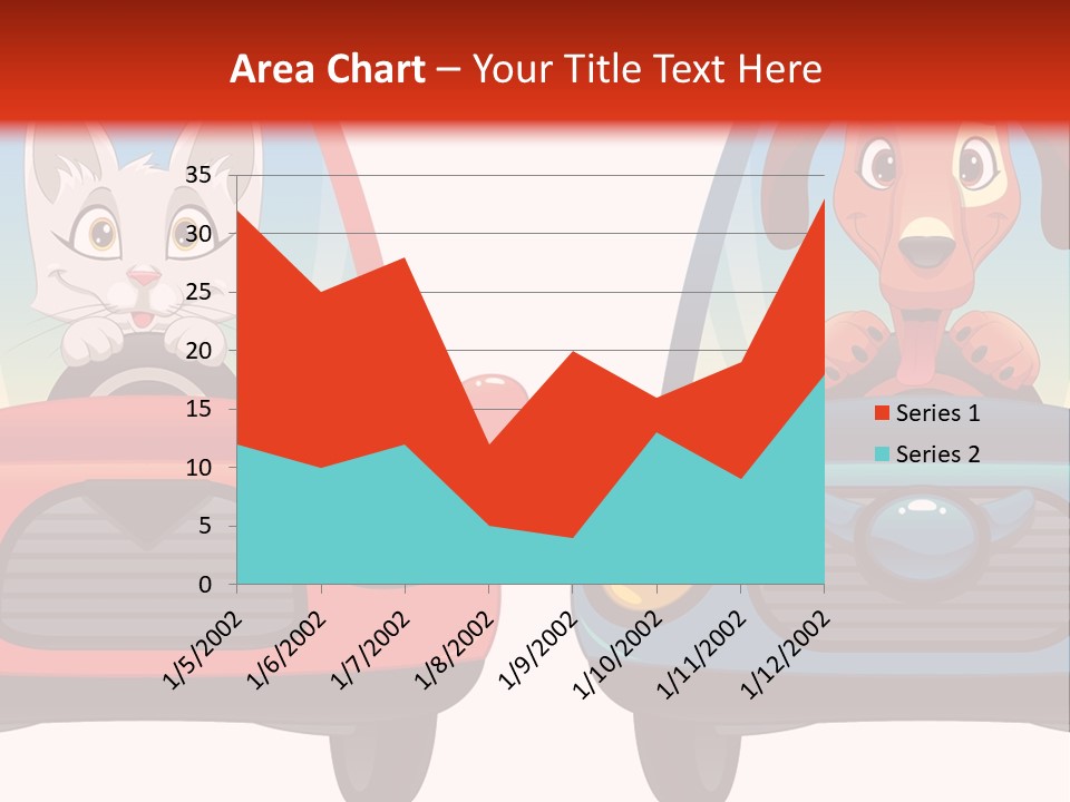 Cartoon Cute Baby PowerPoint Template