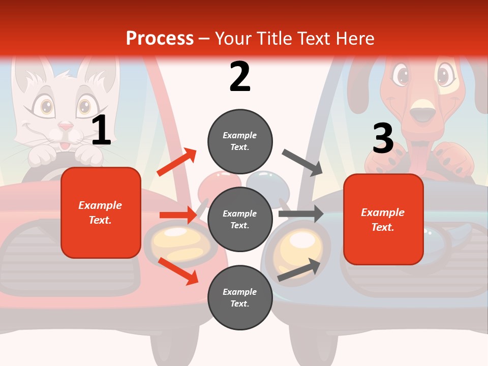 Cartoon Cute Baby PowerPoint Template