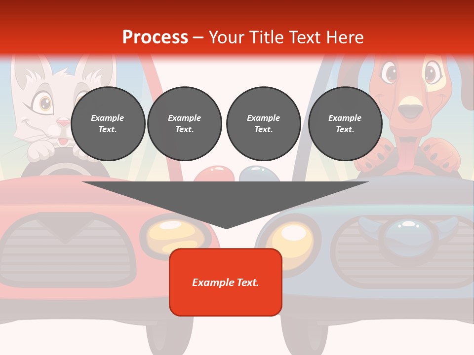 Cartoon Cute Baby PowerPoint Template