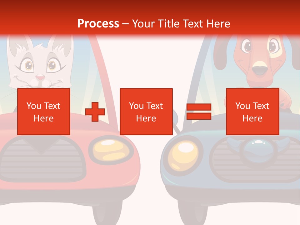 Cartoon Cute Baby PowerPoint Template