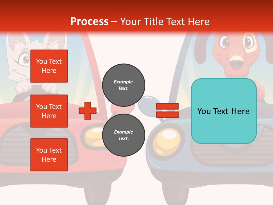 Cartoon Cute Baby PowerPoint Template