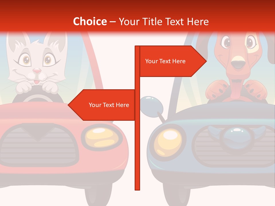 Cartoon Cute Baby PowerPoint Template
