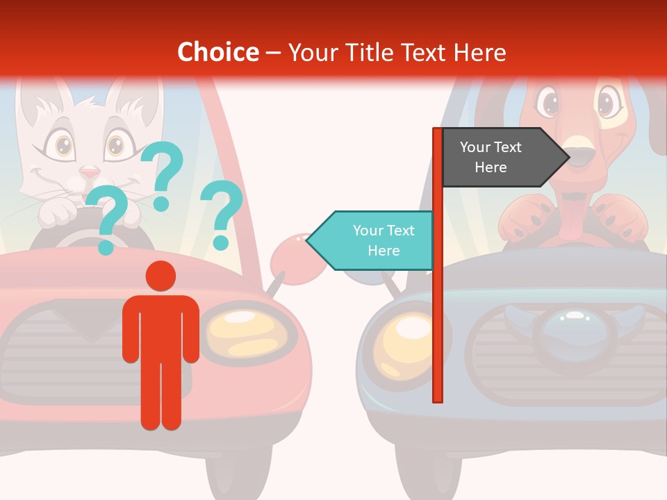 Cartoon Cute Baby PowerPoint Template