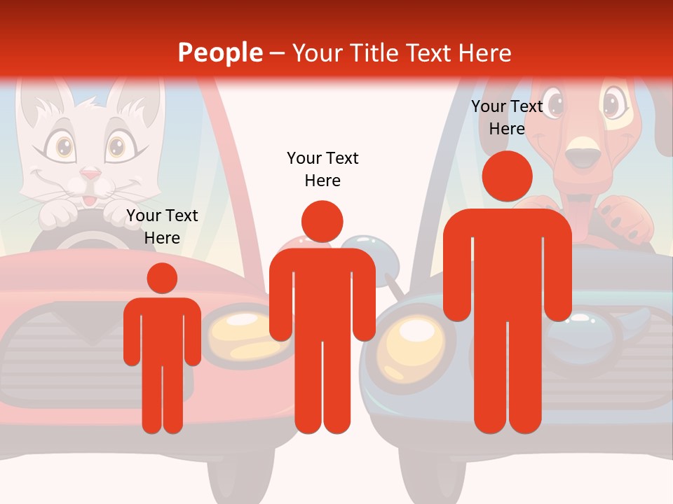 Cartoon Cute Baby PowerPoint Template