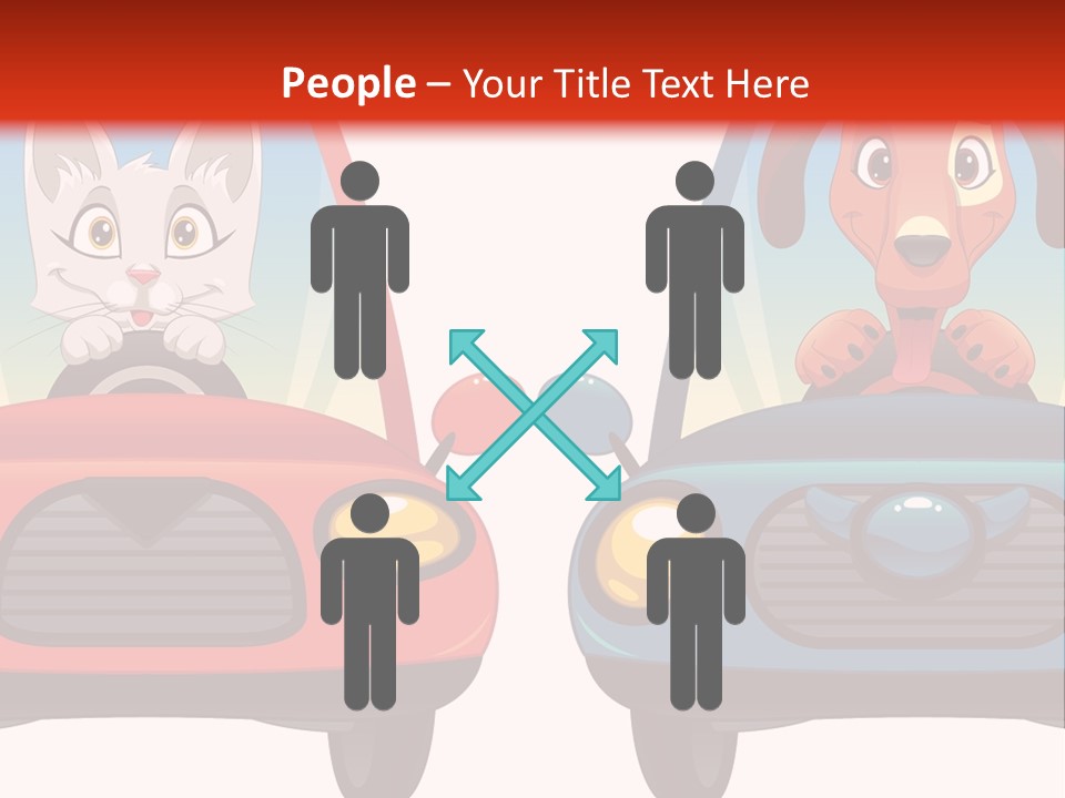 Cartoon Cute Baby PowerPoint Template