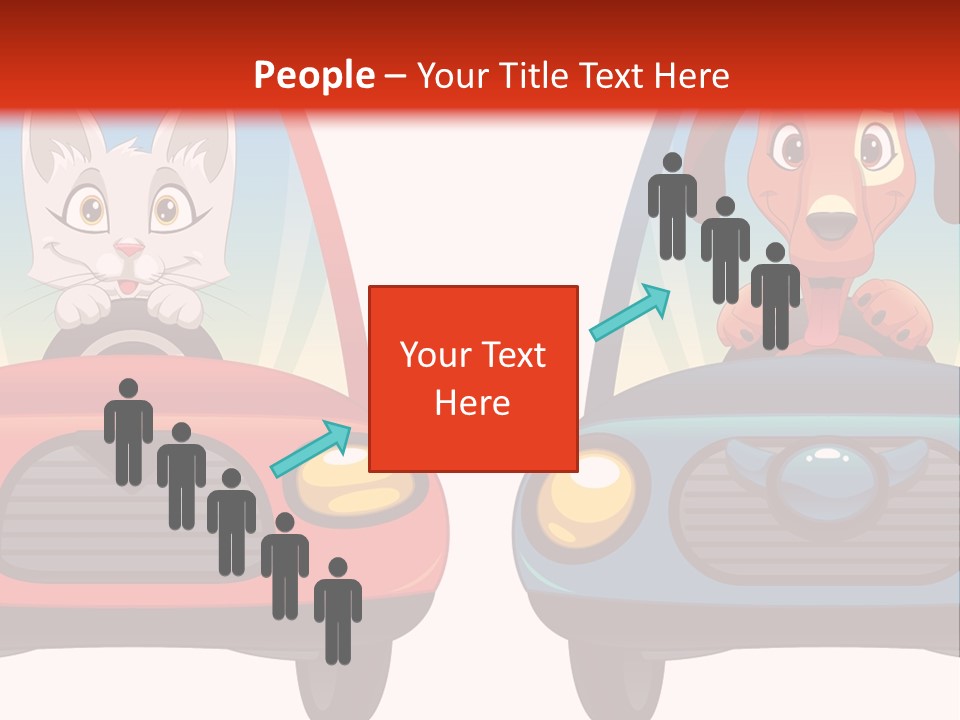 Cartoon Cute Baby PowerPoint Template