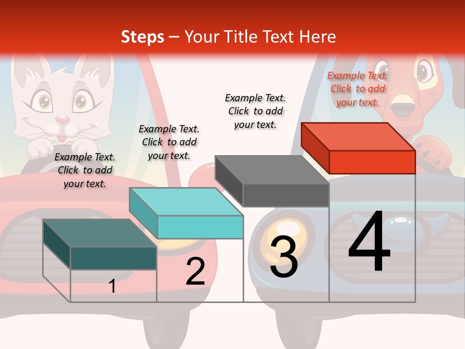 Cartoon Cute Baby PowerPoint Template