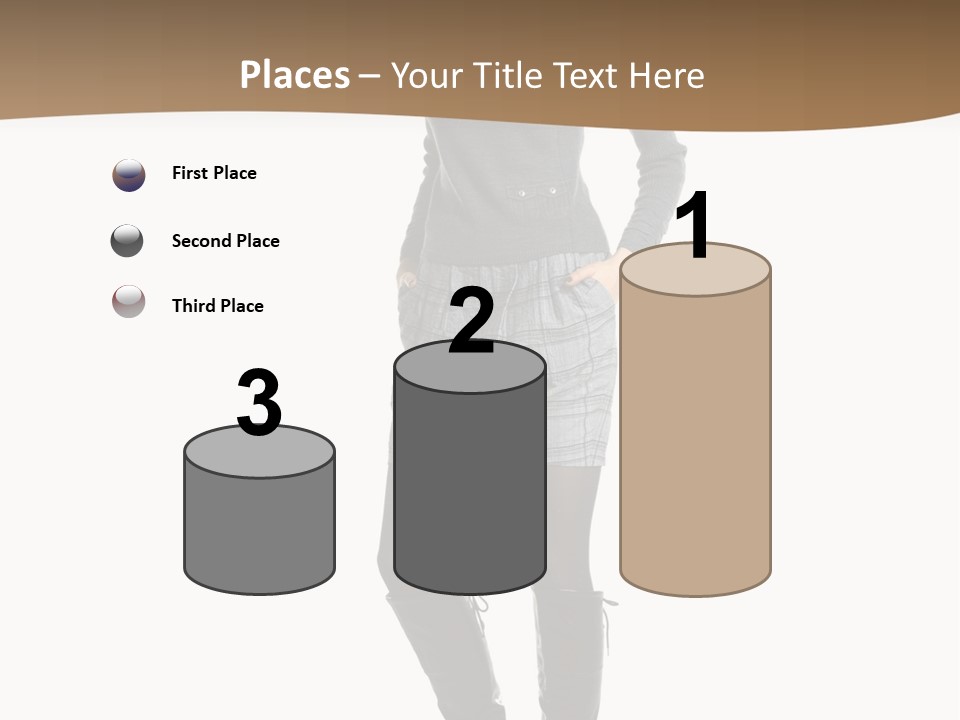 Only Fashion Blond PowerPoint Template