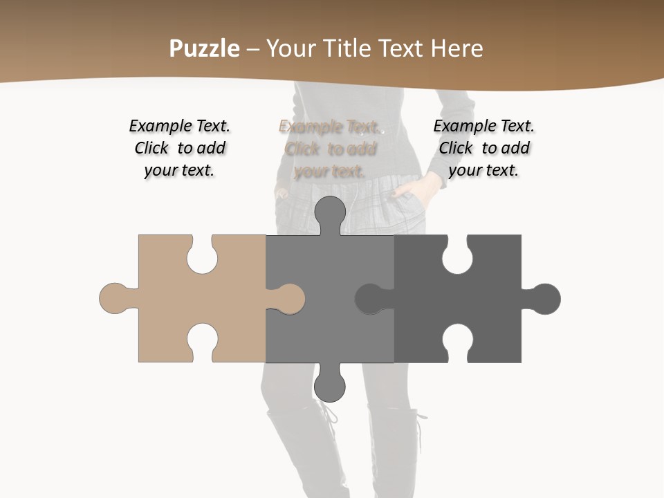 Only Fashion Blond PowerPoint Template