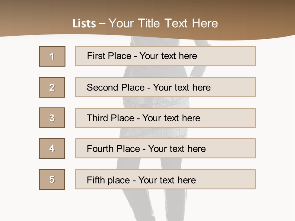 Only Fashion Blond PowerPoint Template