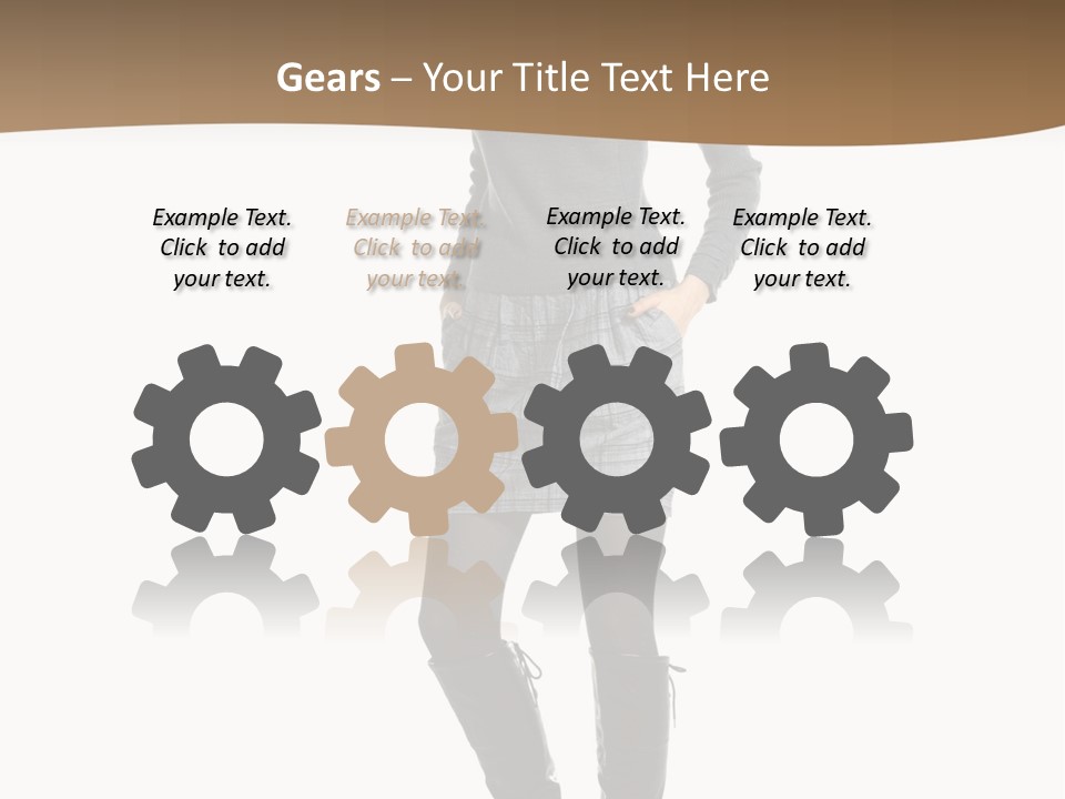 Only Fashion Blond PowerPoint Template