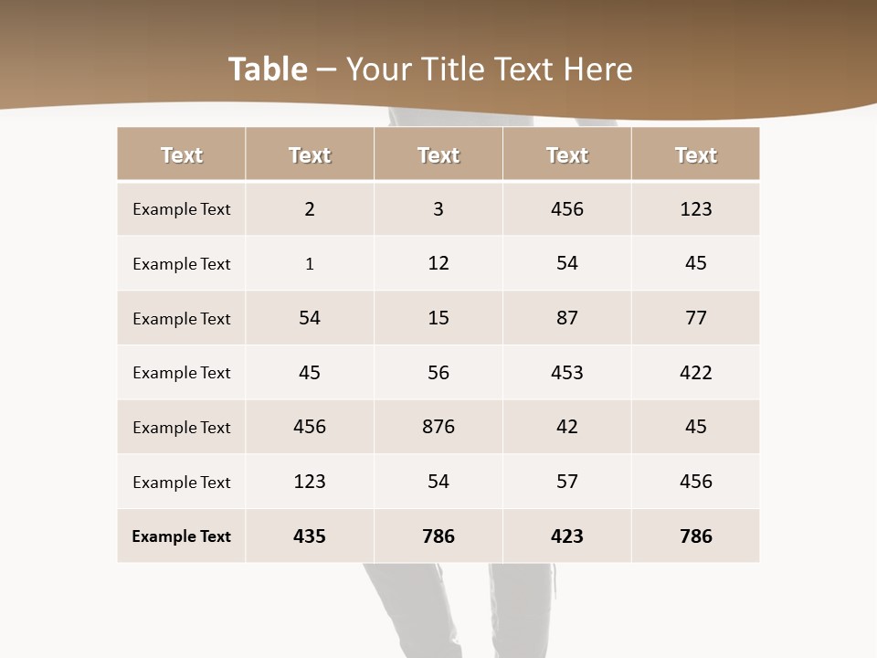 Only Fashion Blond PowerPoint Template