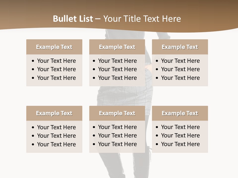 Only Fashion Blond PowerPoint Template