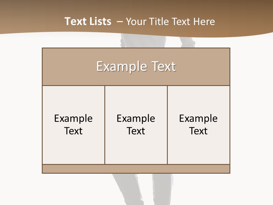 Only Fashion Blond PowerPoint Template