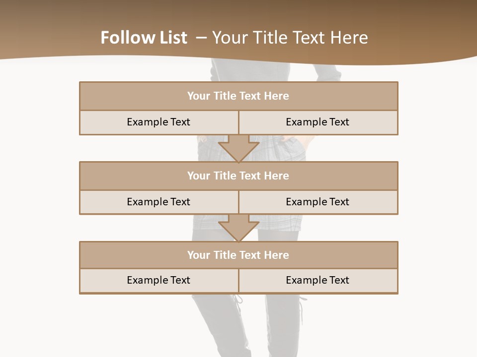 Only Fashion Blond PowerPoint Template