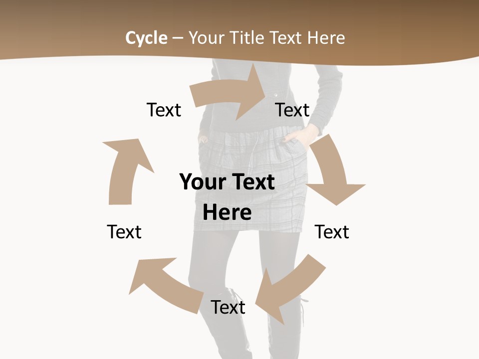 Only Fashion Blond PowerPoint Template