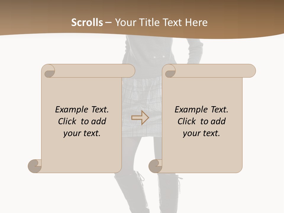 Only Fashion Blond PowerPoint Template