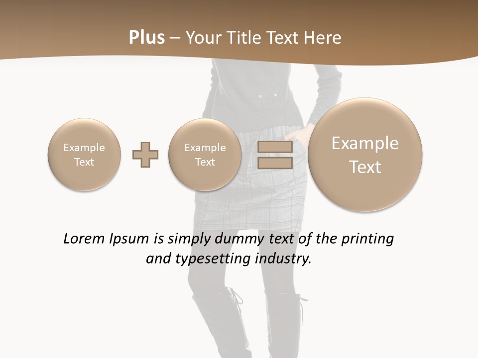 Only Fashion Blond PowerPoint Template