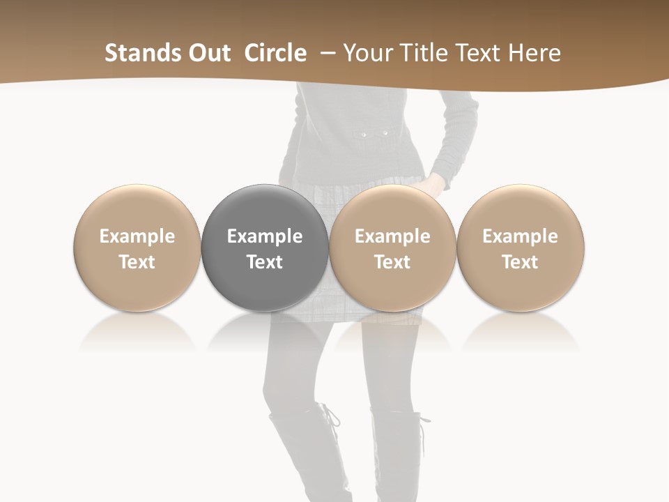 Only Fashion Blond PowerPoint Template