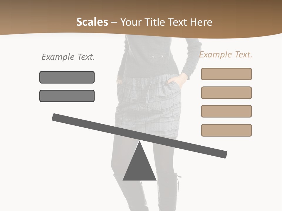 Only Fashion Blond PowerPoint Template