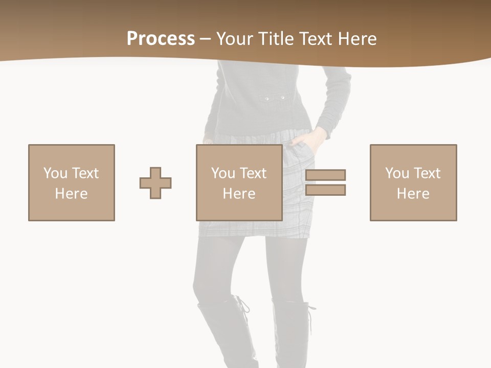 Only Fashion Blond PowerPoint Template