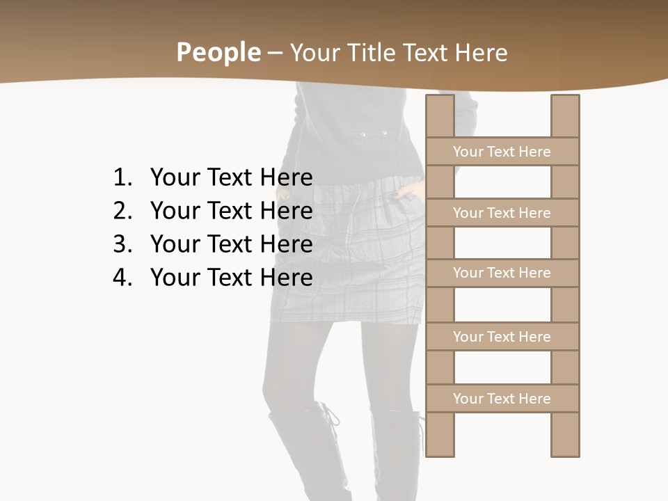 Only Fashion Blond PowerPoint Template