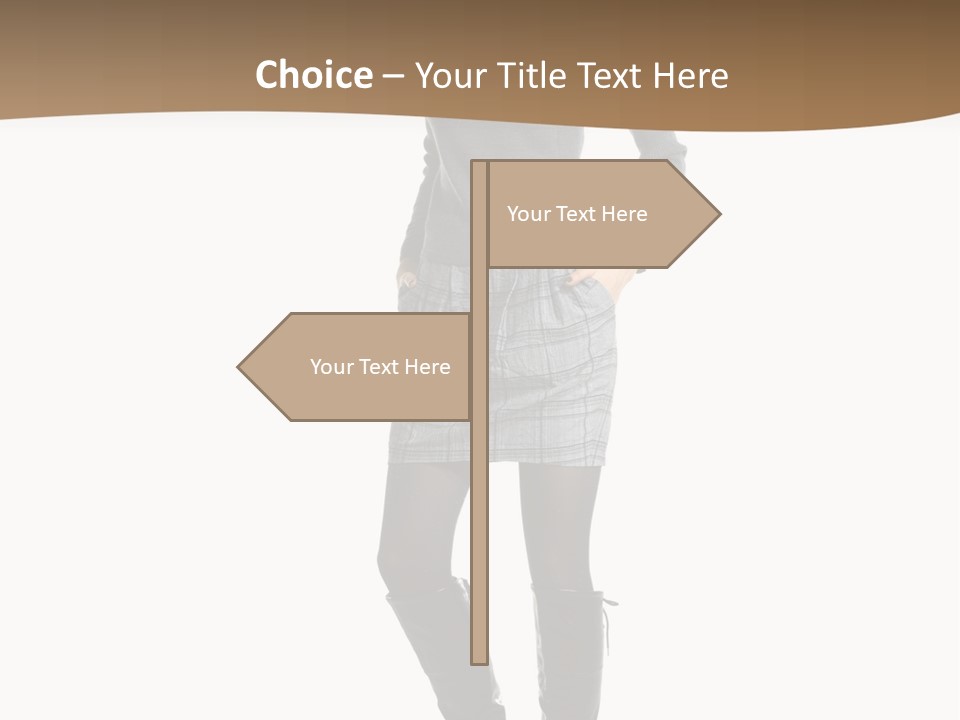 Only Fashion Blond PowerPoint Template