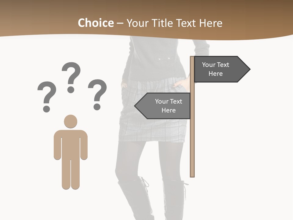 Only Fashion Blond PowerPoint Template