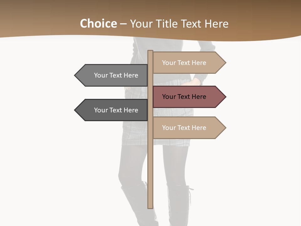 Only Fashion Blond PowerPoint Template