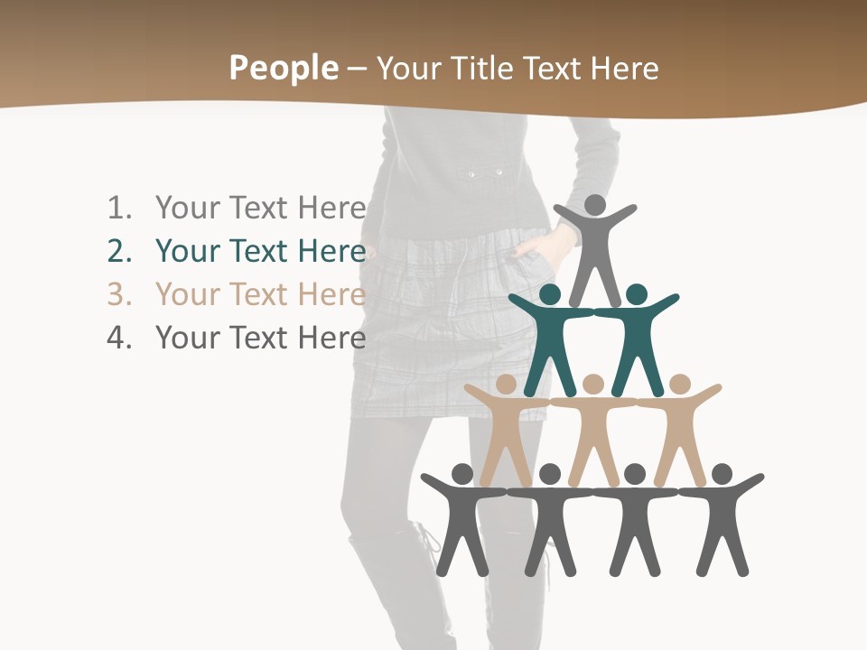 Only Fashion Blond PowerPoint Template