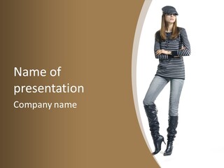 Mouth Fashion Beauty PowerPoint Template