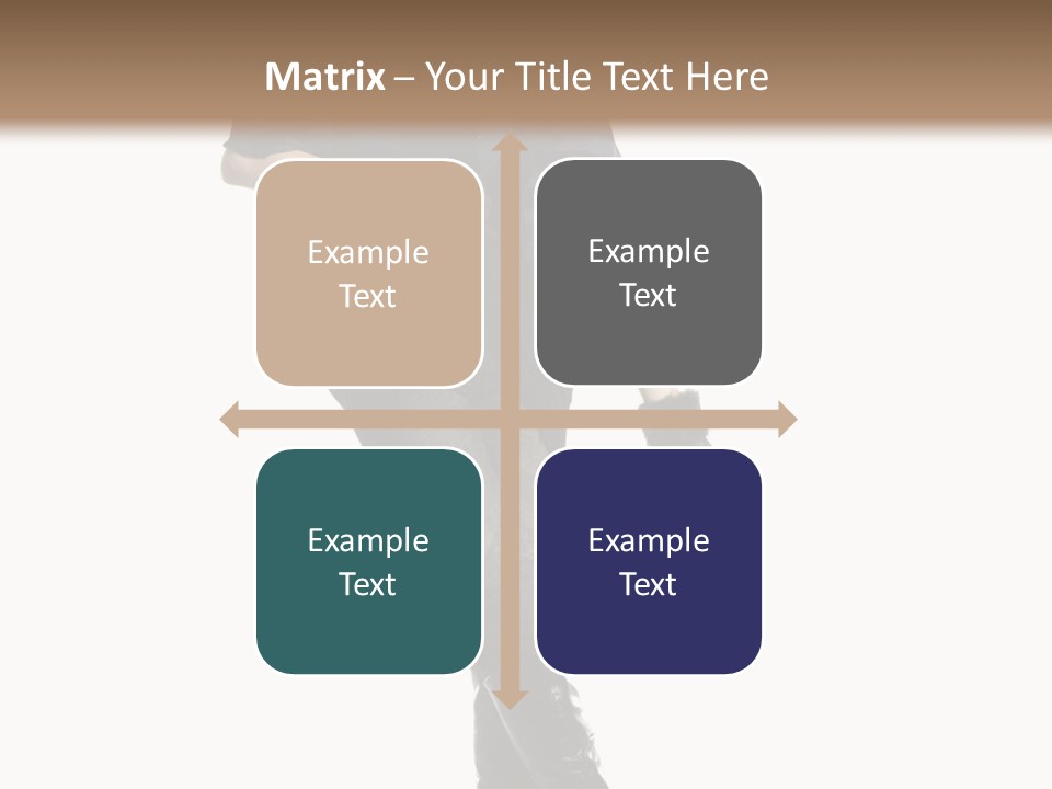 Cheerful Scarf Young PowerPoint Template