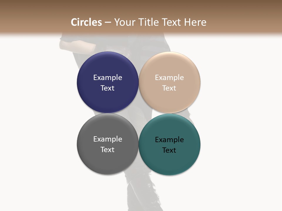 Cheerful Scarf Young PowerPoint Template