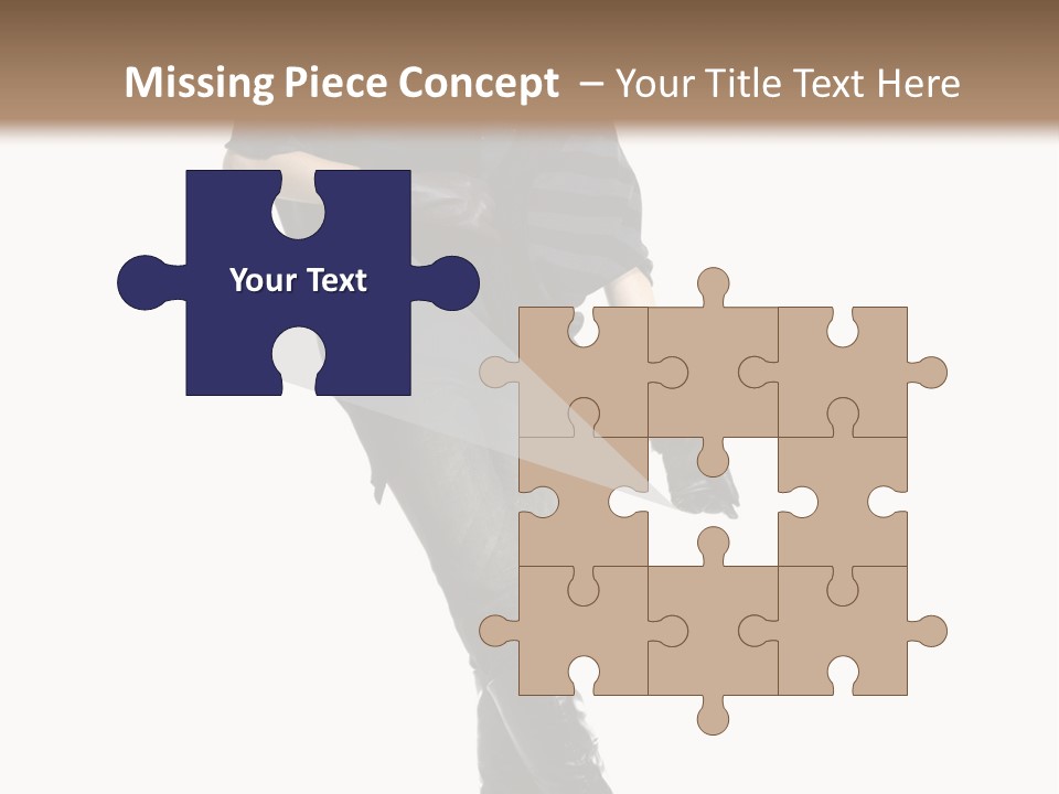 Cheerful Scarf Young PowerPoint Template