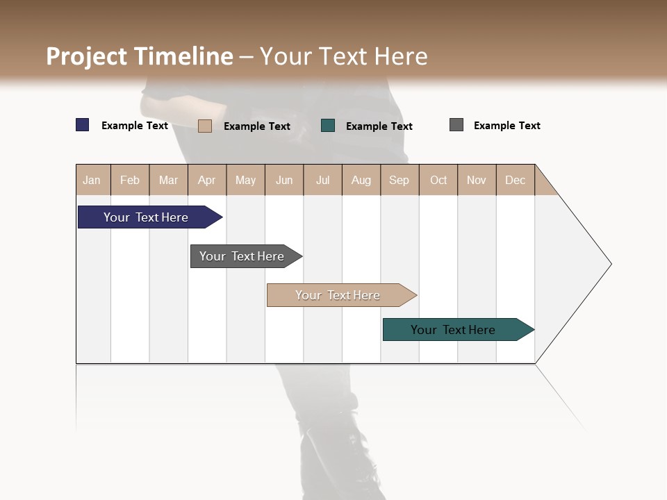 Cheerful Scarf Young PowerPoint Template
