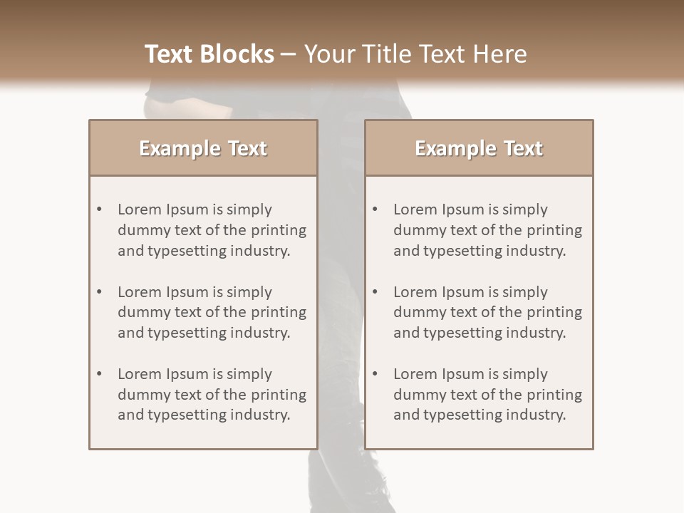 Cheerful Scarf Young PowerPoint Template