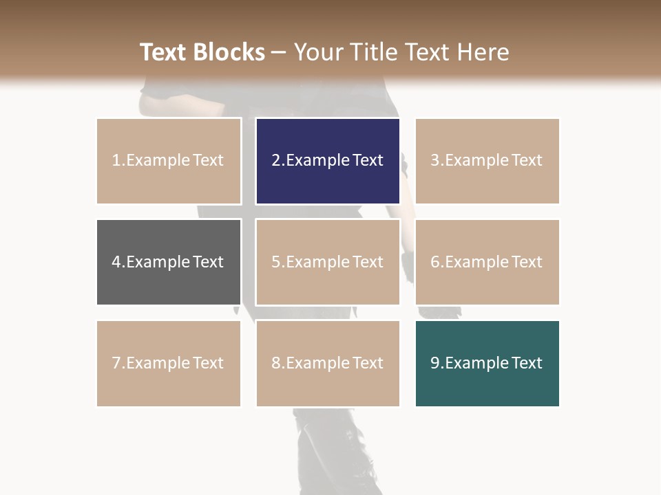 Cheerful Scarf Young PowerPoint Template