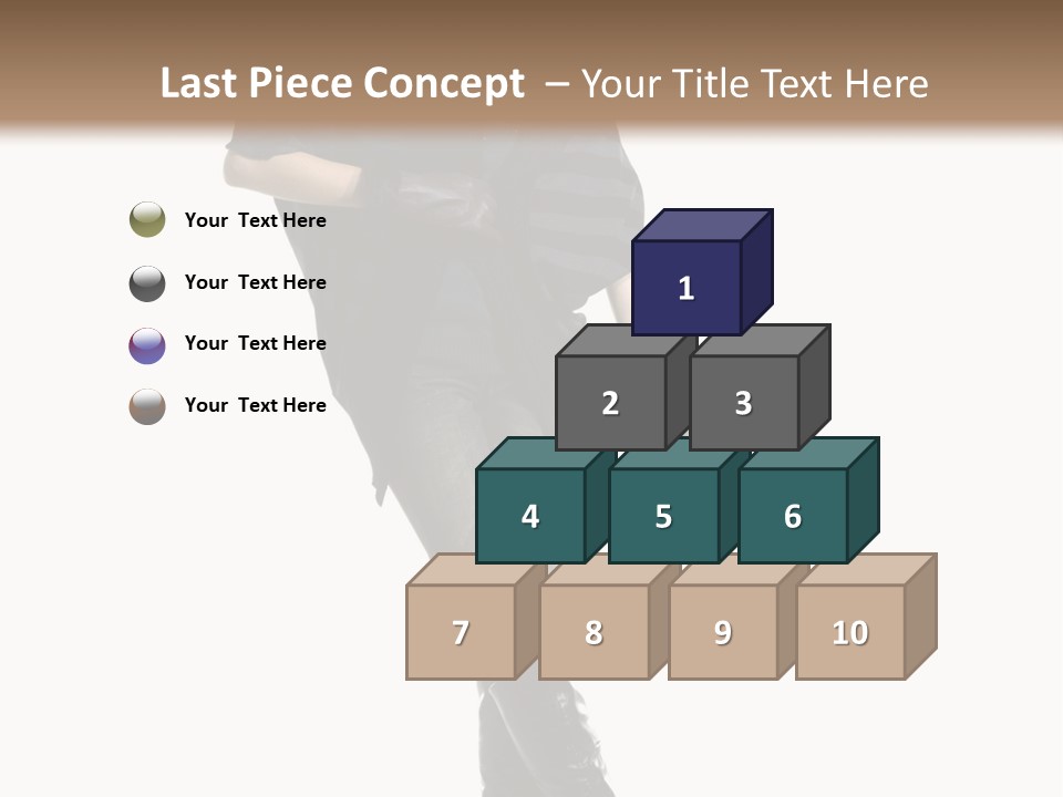 Cheerful Scarf Young PowerPoint Template