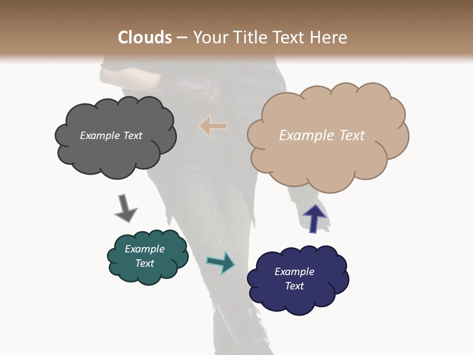 Cheerful Scarf Young PowerPoint Template