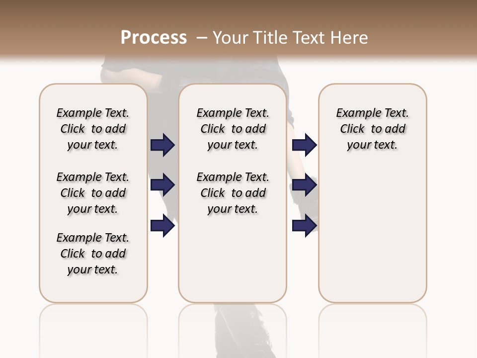 Cheerful Scarf Young PowerPoint Template