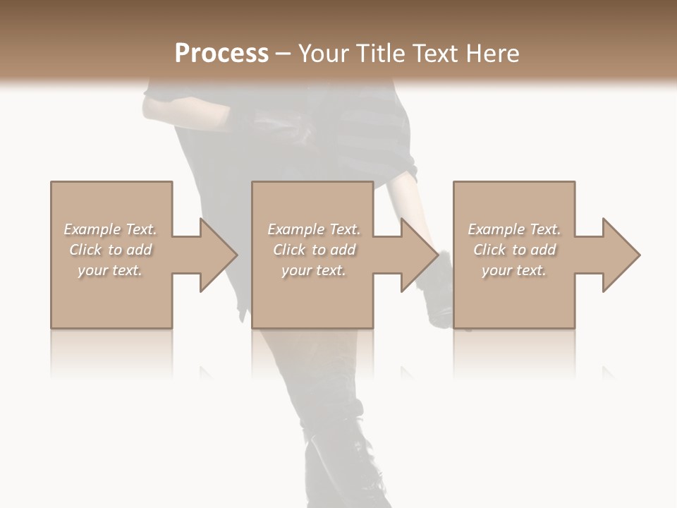 Cheerful Scarf Young PowerPoint Template