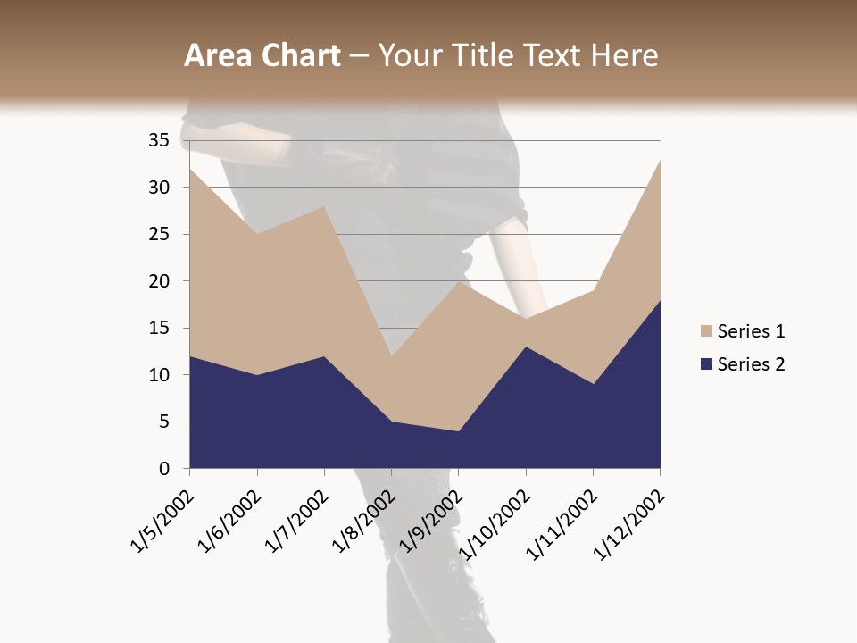 Cheerful Scarf Young PowerPoint Template